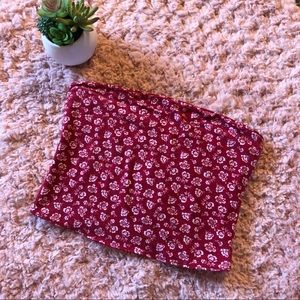 Reversible Floral Tube Top
